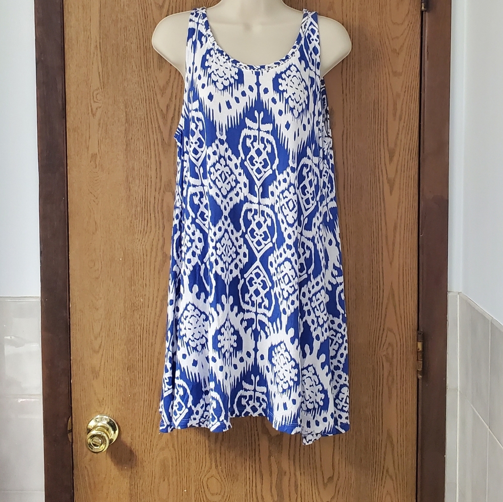 Santini Sleeveless Swing Dress